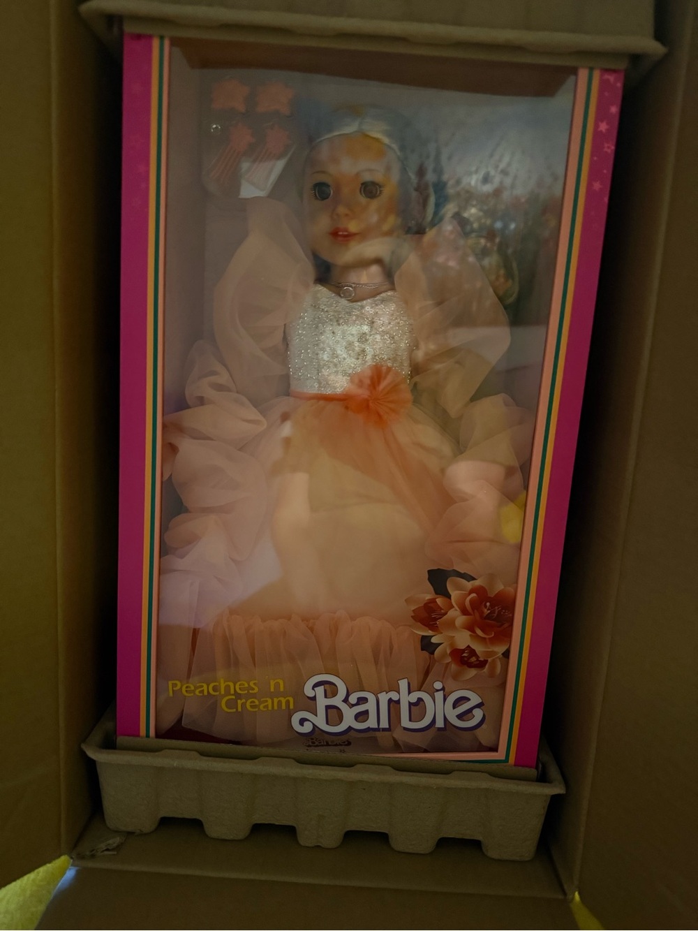 American Girl Peaches and Cream Party Doll in Pink Peach Gown